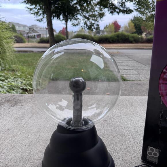 Vintage Electronic Plasma Ball Light Sound Touch Clearline Concepts Works Box - Picture 5 of 15